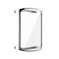 For Fitbit Charge 6 / 5 Full Coverage TPU Electroplated Watch Protective Case(Silver)