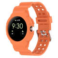 For Google Pixel Watch 2 Integrated Fully Enclosed Silicone Watch Band(Orange)