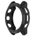 For Garmin Tactix 7 Amoled Armor Hollow TPU Watch Protective Case(Black)