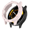 For Garmin Venu 3 Half Pack Hollow TPU Armor Watch Protective Case(Light Pink)