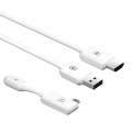 CS7 Wireless HDMI Transmitter Receiver Screen Player Adapter Cable(White)