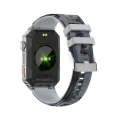 CF26 1.57inch BT5.2 Smart Bracelet Support Sleep Detection, Style:Silicone Strap(Camo Silver)