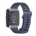 For Redmi Watch 3 Lite / Watch 3 Active Mijobs Flat Hole Breathable TPU Watch Band(Midnight Blue+...