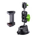 Single Suction Cup Pea Clamp Arm Holder 23cm with Elastic Phone Clamp