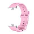 For Xiaomi Mi Band 8 Pro Mijobs Honeycomb Texture Silicone Watch Band(Pink Silver)