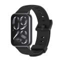 For Xiaomi Mi Band 8 Pro / Redmi Watch 4 Mijobs Honeycomb Texture Silicone Watch Band(Black)