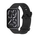 For Xiaomi Mi Band 8 Pro / Redmi Watch 4 Mijobs Silicone Breathable Watch Band(Black)