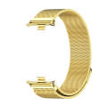 For Xiaomi Mi Band 8 Pro Mijobs Milan Magnetic Stainless Steel Watch Band(Gold)