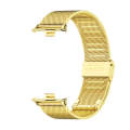 For Xiaomi Mi Band 8 Pro Mijobs Milan Buckle Stainless Steel Watch Band(Gold)