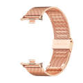 For Xiaomi Mi Band 8 Pro / Redmi Watch 4 Mijobs Milan Buckle Stainless Steel Watch Band(Rose Gold)