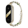For Xiaomi Mi Band 8 Mijobs Mermaid Beauty Bracelet Watch Band(Light Gold Green)
