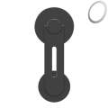 ZF013 For Tesla MagSafe Magnetic Hidden Phone Holder, Flip Version(Black)