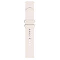 20mm Universal Solid Color Reverse Buckle Silicone Watch Band(Starlight Color)