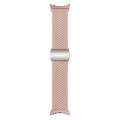 For Google Pixel Watch / Watch 2 Nylon Loop Magnetic Buckle Watch Band(Pink Sand)
