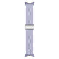 For Google Pixel Watch / Watch 2 Nylon Loop Magnetic Buckle Watch Band(Fog Purple)