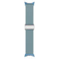 For Google Pixel Watch / Watch 2 Nylon Loop Magnetic Buckle Watch Band(Rock Blue)