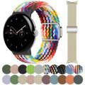 For Google Pixel Watch / Watch 2 Nylon Loop Magnetic Buckle Watch Band(Colorful Starlight)