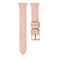 22mm Universal Genuine Leather Watch Band(Light Pink)
