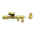 CP-4091 T6 Spool Remover Installation Tool with Dual Size SAE 1/4 and 5/16 Ports(Gold)
