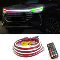 Car Startup Scan Through Hood LED Daytime Running Atmosphere Light, APP Control, Length:1.5m(Symp...
