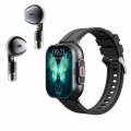 D8 2.01 inch 2 in 1 Bluetooth Earphone Silicone Band Smart Watch, Support Health Monitoring / NFC...