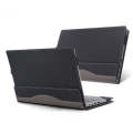 For Lenovo ThinkPad E15 Gen 2 Laptop Leather Anti-Fall Protective Case(Black)