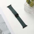 For Apple Watch Series 2 42mm Water Ripple Magnetic Folding Buckle Watch Band, Style: Bold Versio...