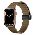 For Apple Watch Series 2 38mm Water Ripple Magnetic Folding Buckle Watch Band, Style: Bold Versio...