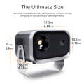 A003 150 Lumens 1280x720P 360 Degree Rotating LED Mini Android Projector, Specification:UK Plug