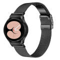 For Samsung Galaxy Watch 6 Quick Release Button Turtle Buckle Milan Watch Band(Black)