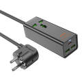 hoco AC9A Talent PD30W Type-C+2USB Ports with 1 Socket Desktop Charger, Cable Length: 1.5m, EU Pl...