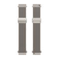 DUX DUCIS Mixture Pro Series Magnetic Buckle Nylon Braid Watch Band, Size:22mm(Clay)