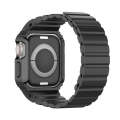 For Apple Watch 42mm DUX DUCIS OA Series Integrated Magnetic Watch Band(Black)
