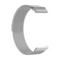 For Huami Amazfit GTS 20mm / Bip U Pro Milanese Magnetic Metal Watch Band(Silver)