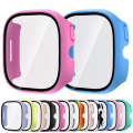 For Verizon Gizmo Watch 3 PC + Tempered Film Integrated Watch Protective Case(Transparent)