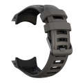 For Garmin Instinct 2X Two Color Silicone Watch Band(Black)