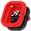 For Redmi Watch 4 Silicone Smart Watch Protective Case(Red)