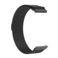 For Huami Amazfit GTS 22mm Milanese Magnetic Metal Watch Band(Black)