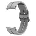 For Samsung Galaxy Watch 6 / 6 Classic Colorful Buckle Silicone Watch Band(Grey)