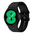 For Samsung Galaxy Watch 6 / 6 Classic Colorful Buckle Silicone Sport Watch Band(Black)