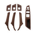 For BMW F10 / F18 5 Series 7pcs Car Inside Doors Handle Pull Trim Cover, Right Driving, 514172258...