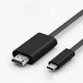4K 60Hz USB-C / Type-C to HDMI HD Adapter Cable, Length: 1.8m(Black)