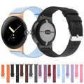 For Google Pixel Watch 2 / Pixel Watch Nylon Canvas Watch Band(Purple)