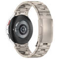 For Samsung Galaxy Watch6/6 Classic/5/5 Pro Button Style Titanium Steel Metal Watch Band(Titanium...