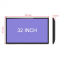 32 inch HD Smart Touch Integrated Advertising Machine, Specification:EU Plug