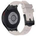 For Samsung Galaxy watch 4 / 5 / 6 AP Series Liquid Silicone Watch Band(Black Starlight)