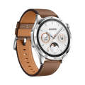 22mm Universal Square Tail Leather Watch Band(Tea Brown)