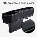 Car Multi-functional Console Box Cup Holder Seat Gap Side Storage Box, Leather Style, Color:Brown...