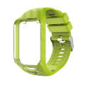 For Tomtom 2 / 3 Radium Carving Texture Watch Band(Lime Green)