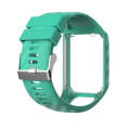 For Tomtom 2 / 3 Radium Carving Texture Watch Band(Mint Green)